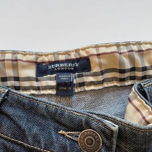 Burberry Jeans with Plaid Cuffs!